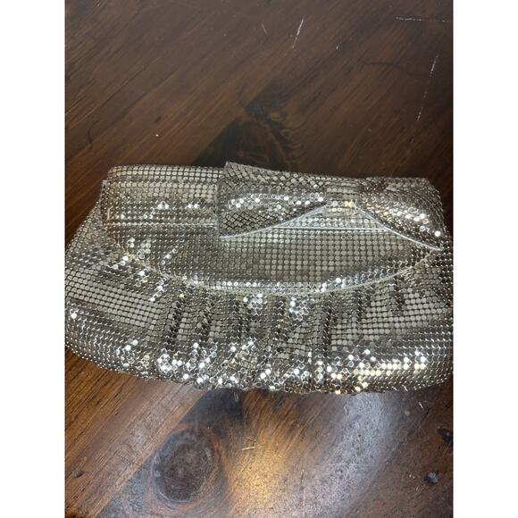 Vintage Felix And Rey Mesh Metal Evening Clutch, Bow - Picture 2 of 7